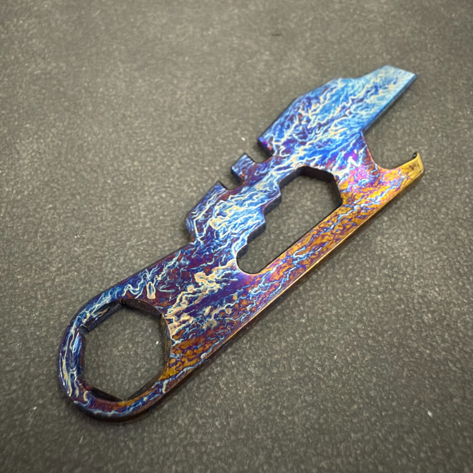 RIHE Design TC4 Titanium Rod EDC Bottle Opener Crowbar -Color