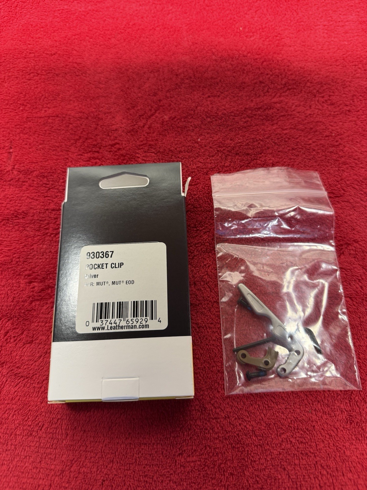 Leatherman Silver Replacement MUT Pocket Clip Stainless Steel New In Box