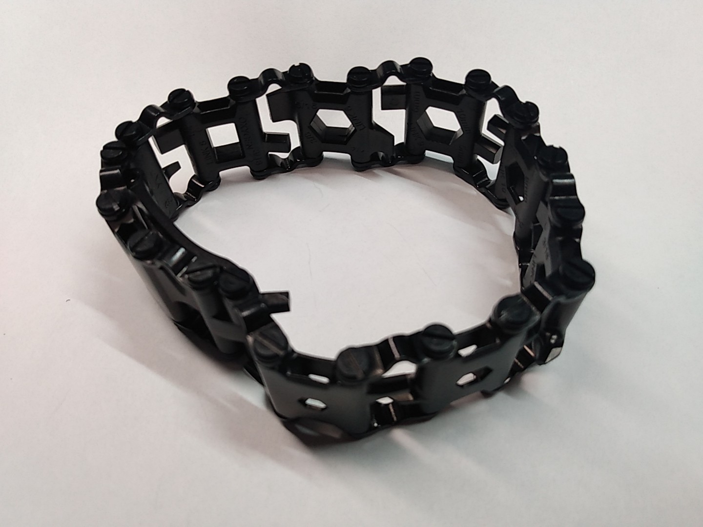 Leatherman Tread STYLE Stainless Steel Multitool Bracelet Black