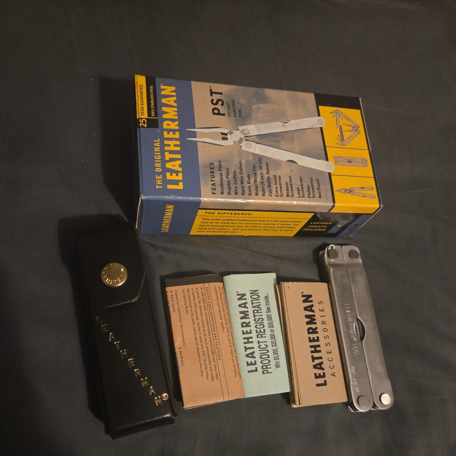 Original Leatherman PST Near Mint In Original Box Portland Or. Made in the USA