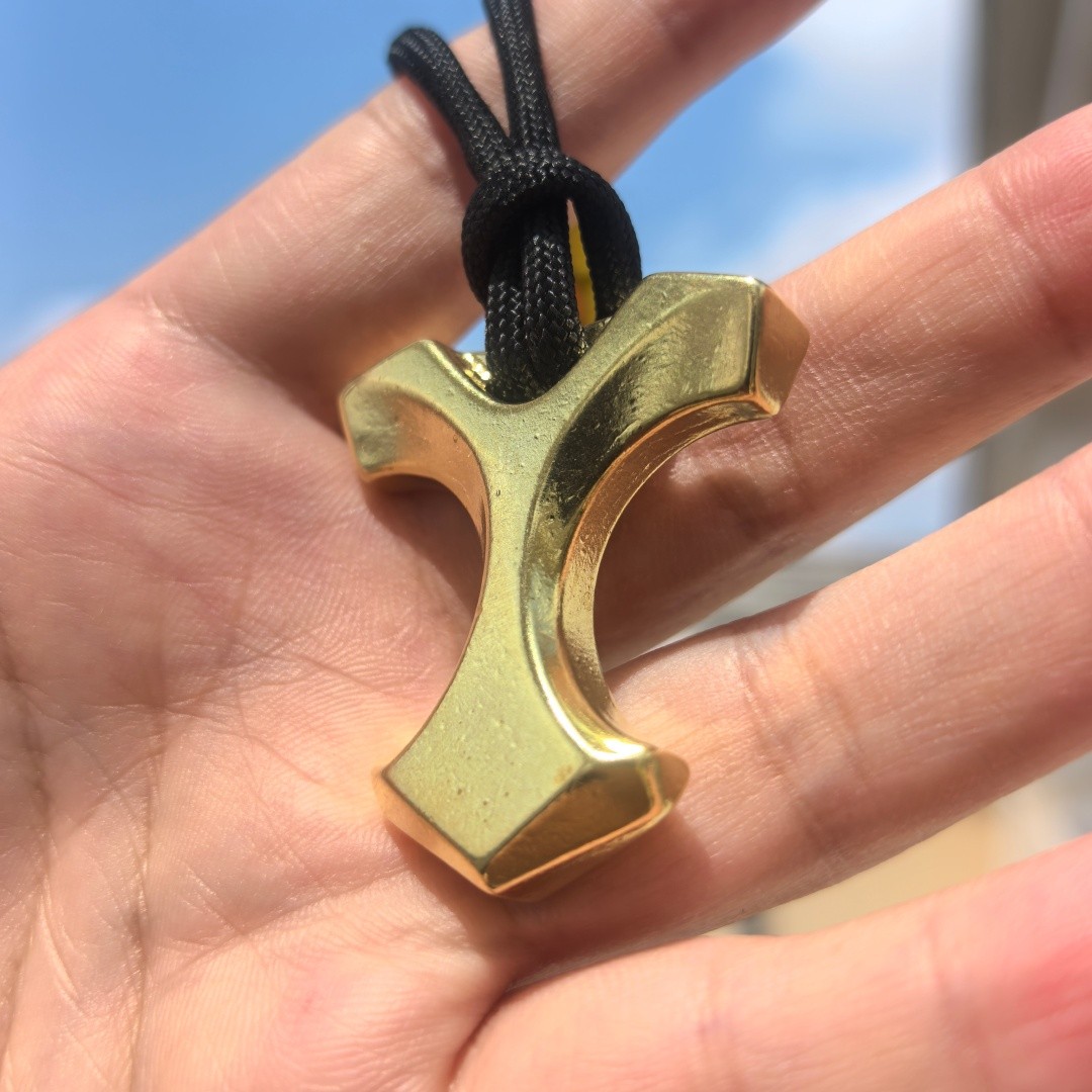 Pure copper EDC Tool Solid brass Pendant/Keychain