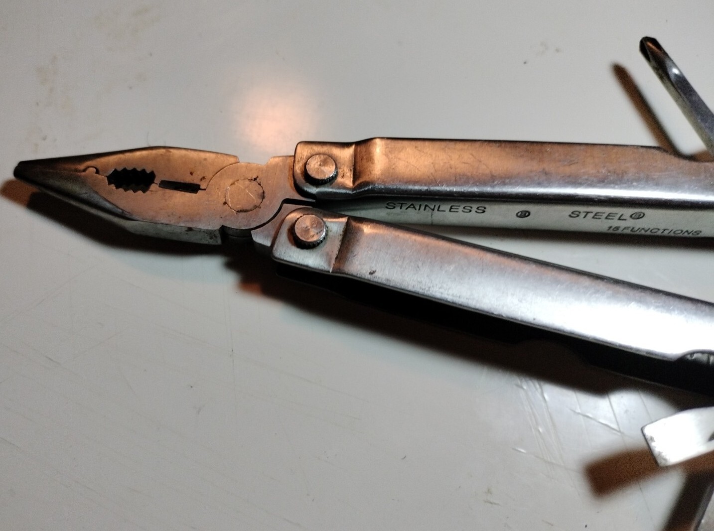 Unbranded 15 Function Stainless Steel Multi-tool With Ruler