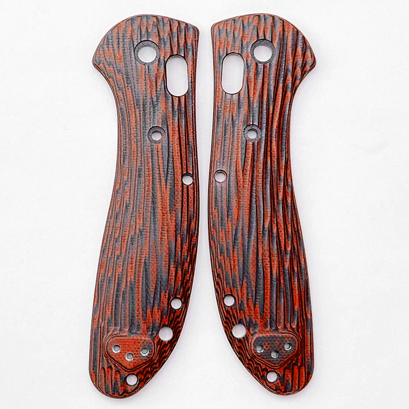 1 Pair G10 Handle Scales+Supporting Shafts for Benchmade Griptilian 551/550