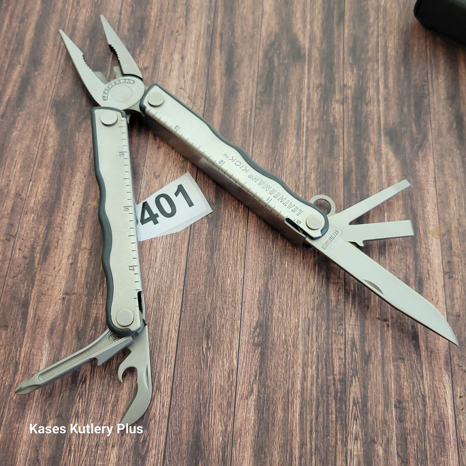 Leatherman Kick Folding Multi Tool Pliers Knife Screwdriver W/Sheath
