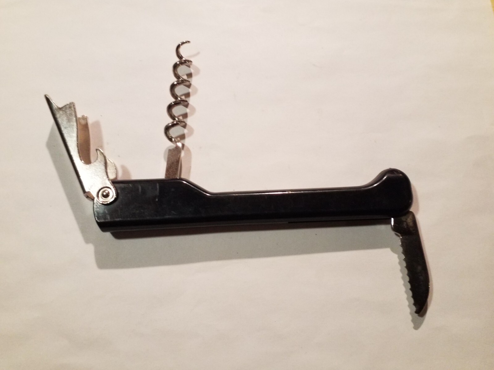 Capitano Franmara Pat Pend Multi-tool/ Bar Tool Waiters Corkscrew Serrated Blade