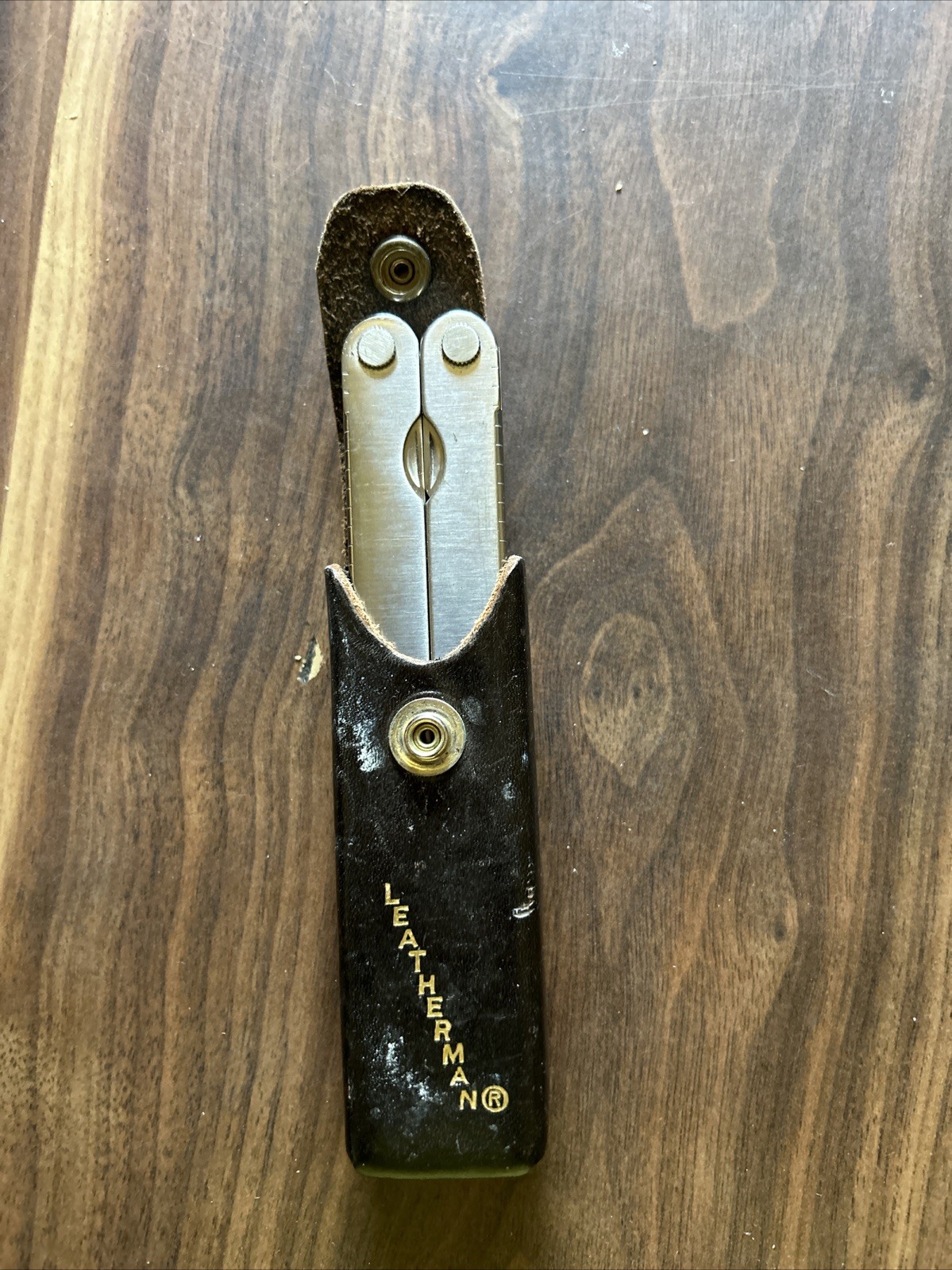 Vintage Original Leatherman knife Multi Tool Portland OR 0395 W/ SHEATH