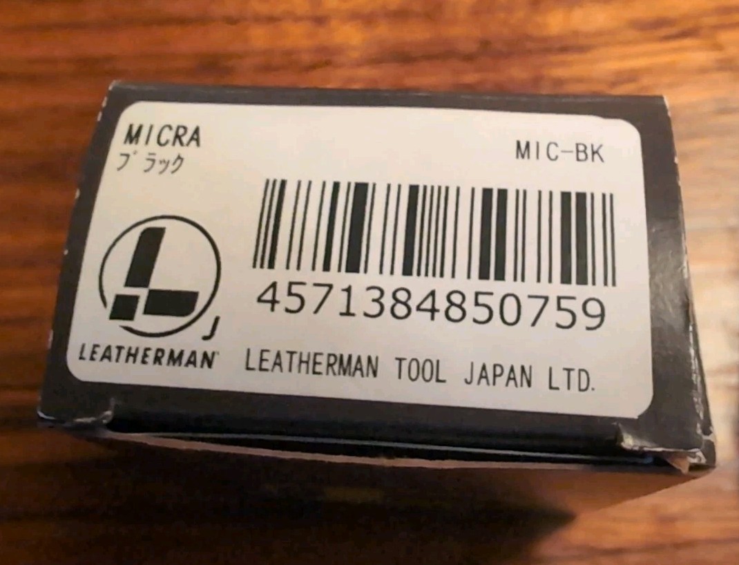 LEATHERMAN, Porter Yoshida Micra, Keychain Multi-tool, Black