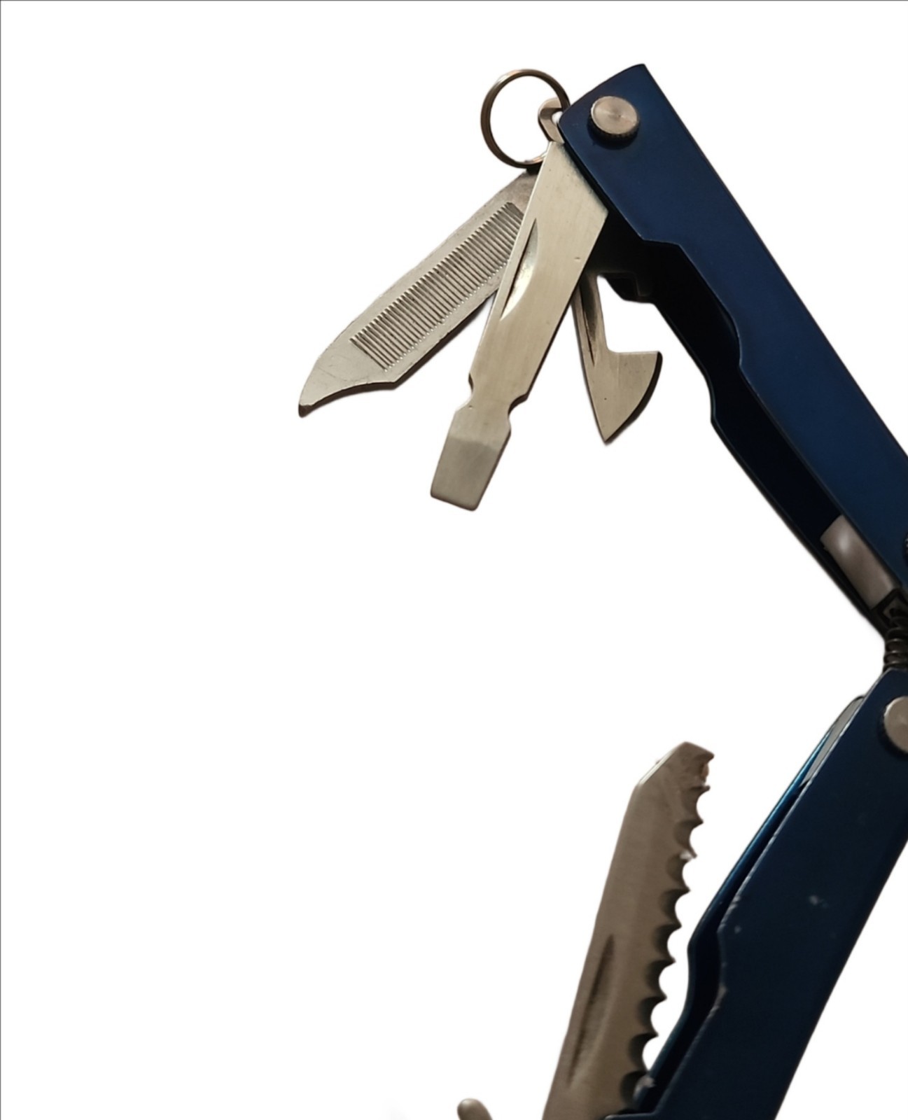 9 Multi Tool Keychain Pocket Travel Saw Bottle Opener Screw Driver Pliers New