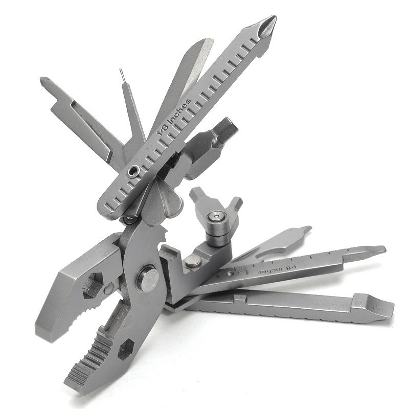 25-in-1 Multi Tool Pliers Set Folding Portable Camping Gear Mini Pliers