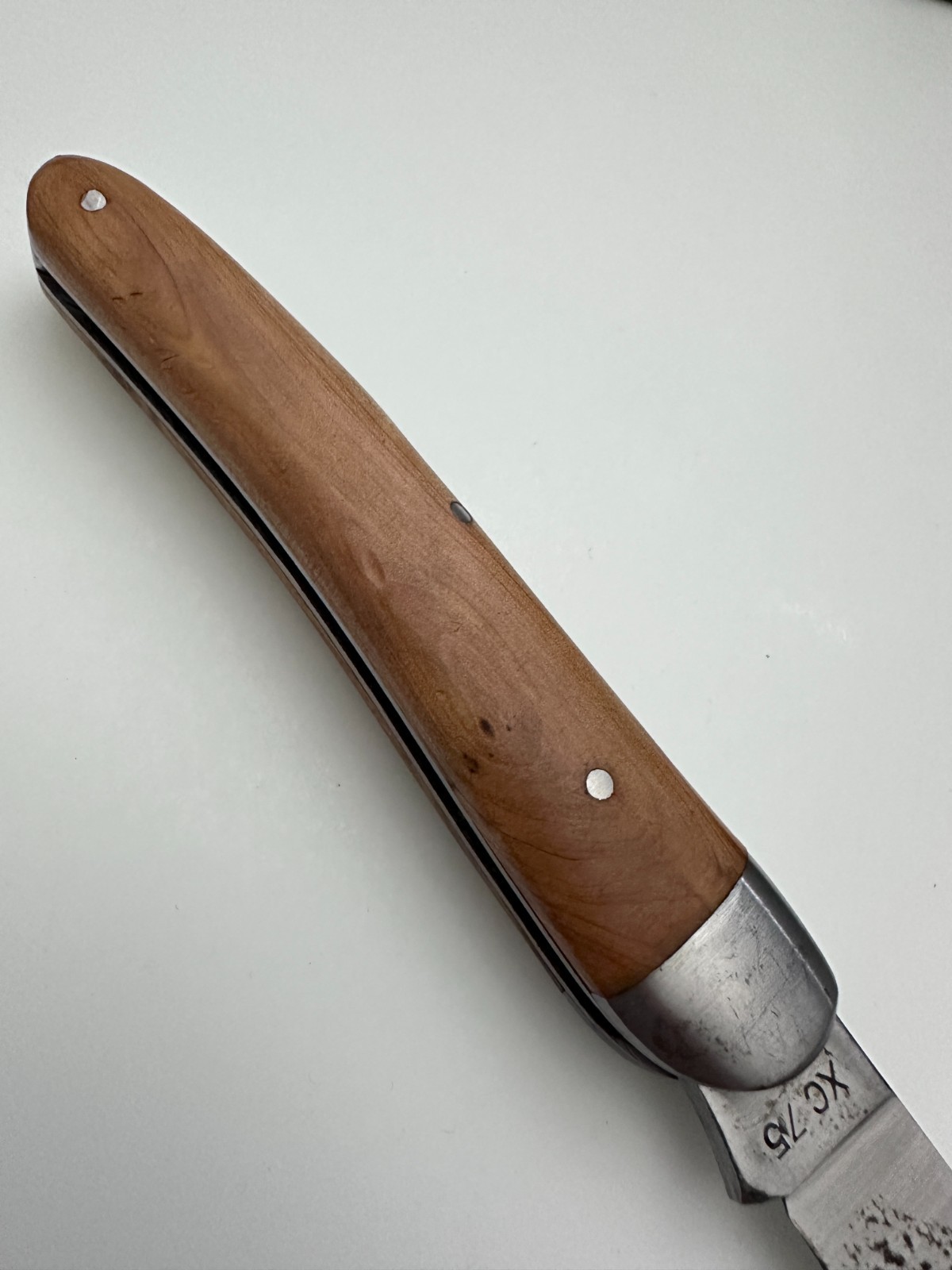 SABOT L’ALSACIEN Burl Wood Pocket Knife Corkscrew Multi tool