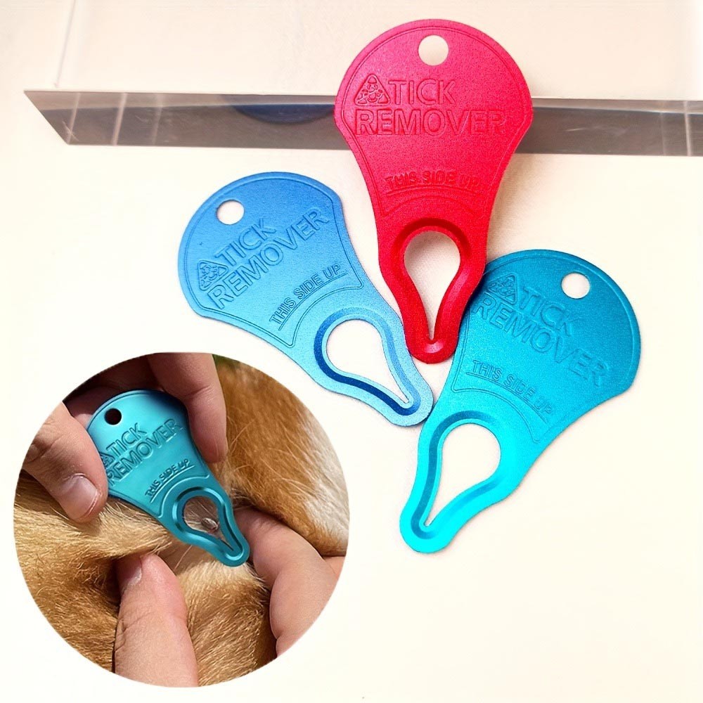 Lightweight Durable Sharp Precision Ergonomic 3-Piece Portable Tick Remover Tool