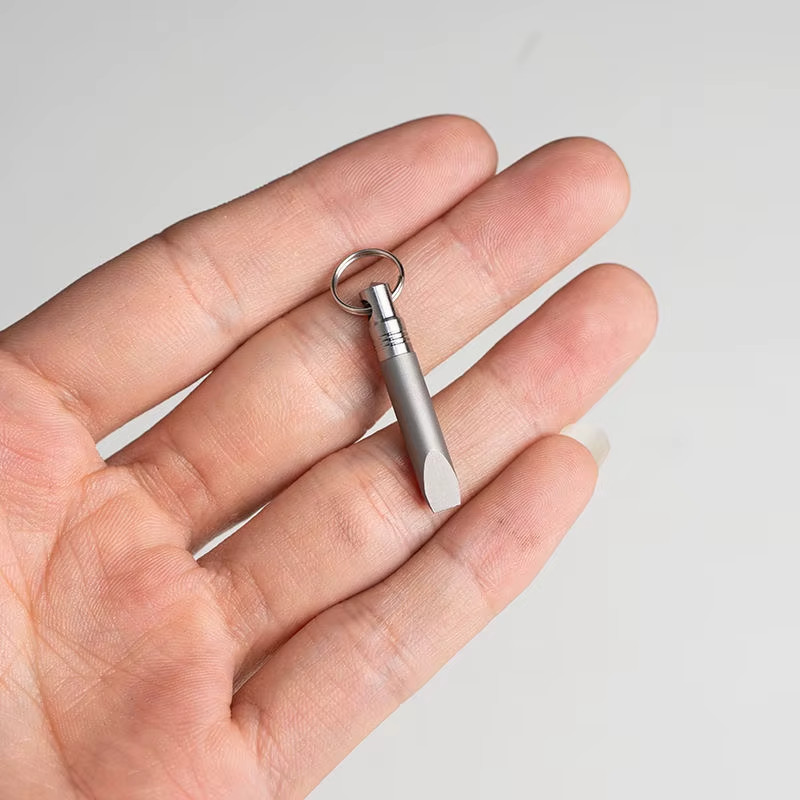 Titanium Multitool Card Reader MINI Pry Bar EDC LDS, Mormon, Consecrated Oil