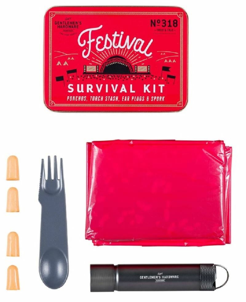 Wild & Wolf Gentleman’s Hardware Festival Survival Kit Camping Essentials