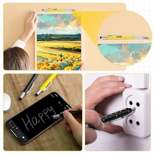 32 Pcs Multi-Function Pens Set – 6 in 1 Screwdriver Tool Gifts for Men, Dad, Hus