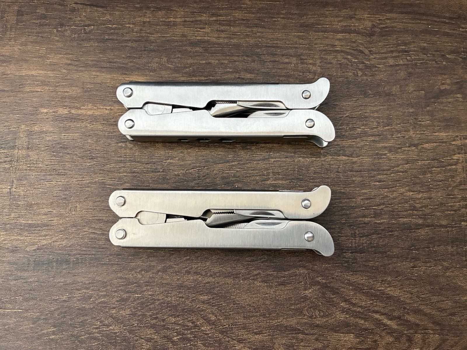 Unbranded Multi -Tool Stainless With Sheath Lot Of 2