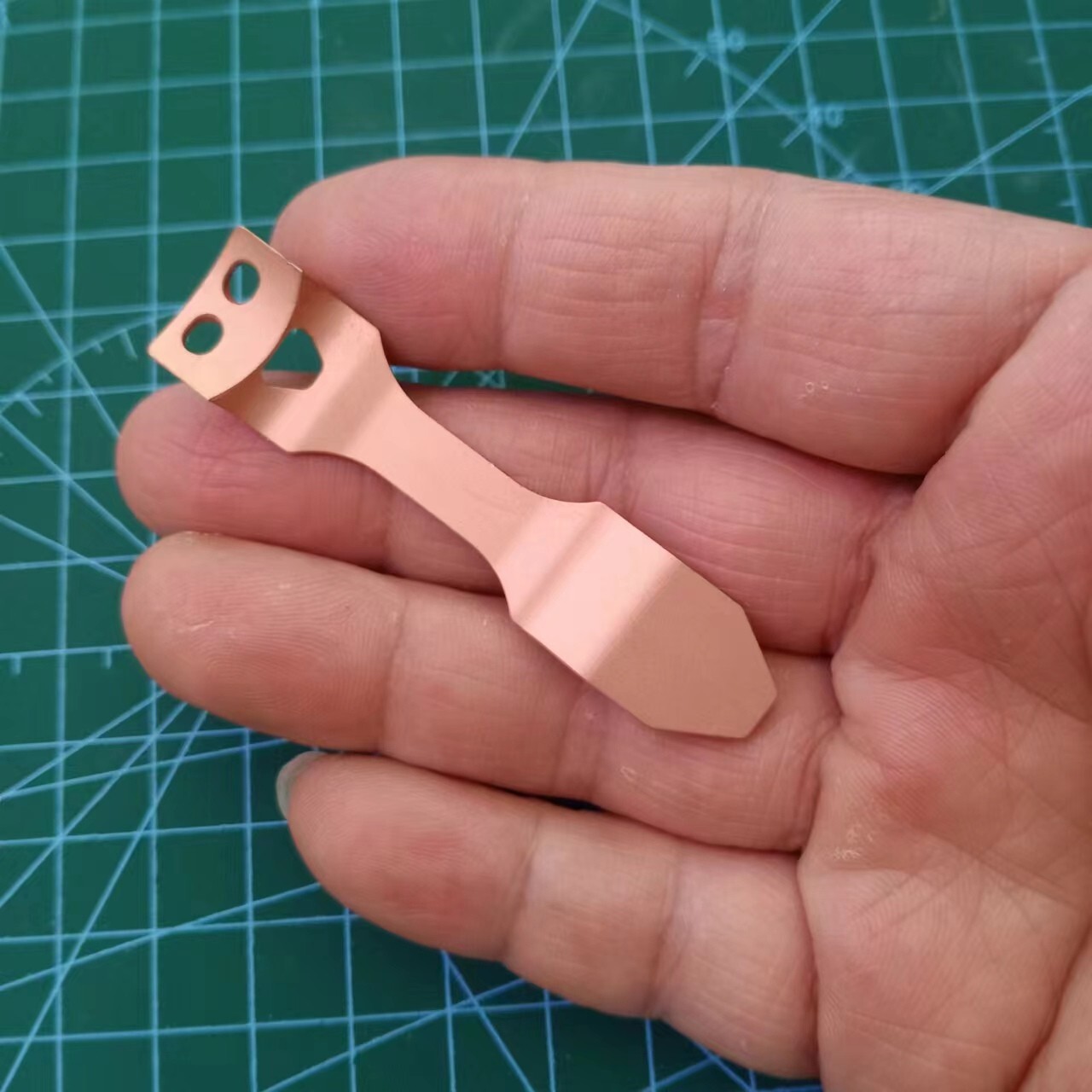 1 Piece Red Copper Pocket Clip for Flashlight Tool Accessories