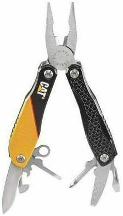 CAT, Multi-Tool, Knife & Flashlight Utility Compact Set | Camping Sports
