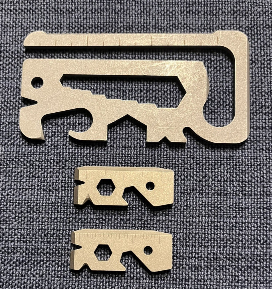 Every Day Carry Card (EDC) Multi-Tool (Credit Card Size) + 2 Mini Tools