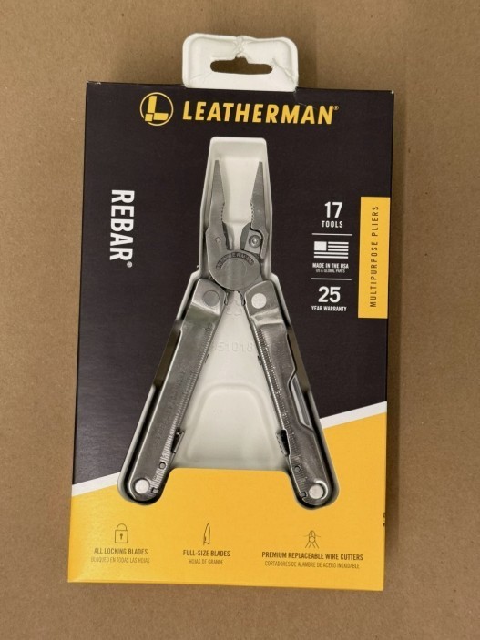 Leatherman Rebar 17 Tool Stainless Multi-tool in Stainless Color 831547