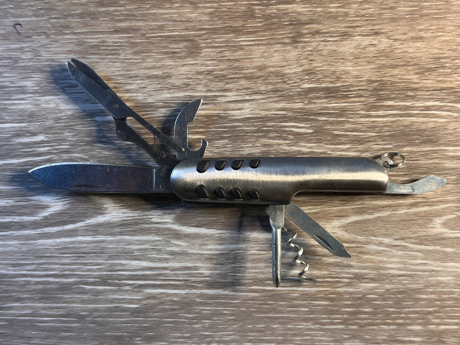 Tool Bench Hardware 8 in 1 Multi use Knife Camping Home Tool
