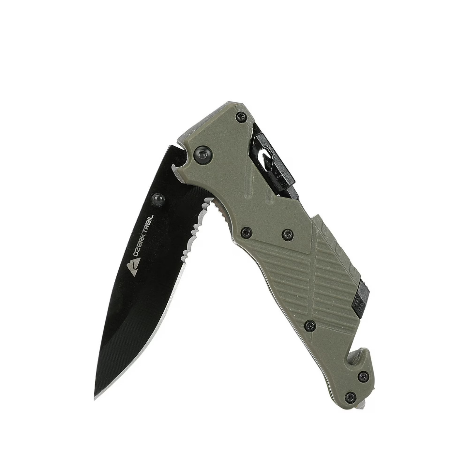 Ozark Trail 7-in-1 Stainless Steel Multitool Knife with Screwdriver