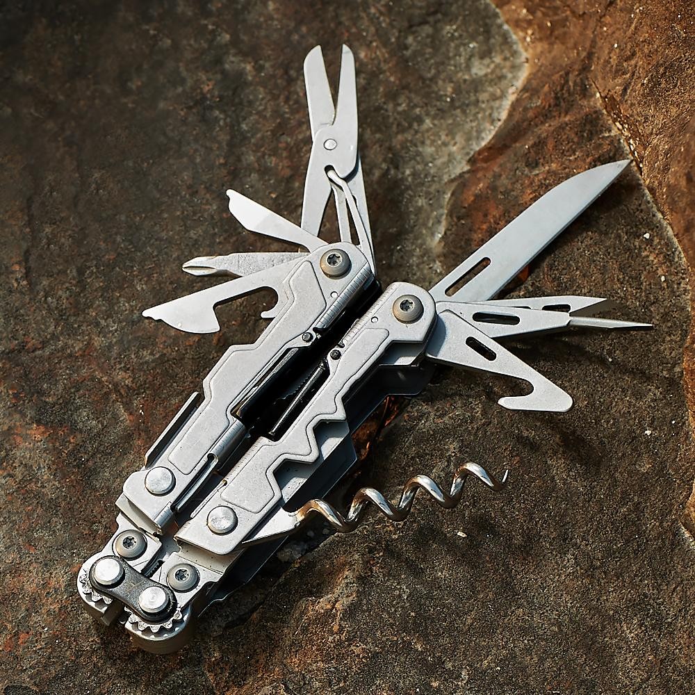 Sog Powerlitre 19-in-1 Multi-tool Folding Pliers Knife Edc Pocket Scissor
