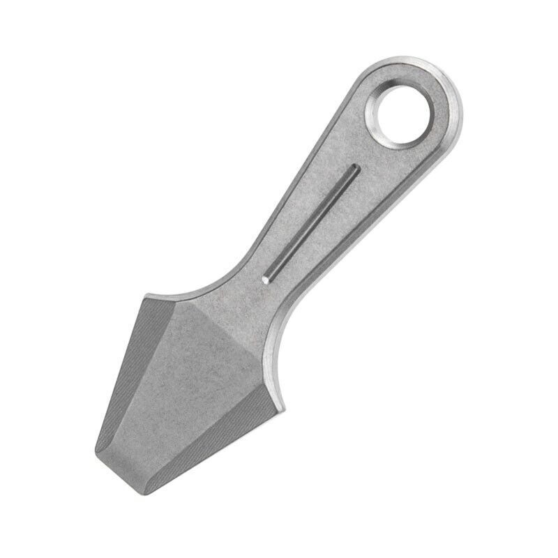 Mini Titanium Keychain Pry Bar Crowbar Necklace Pendant Pocket EDC Tool Outdoor