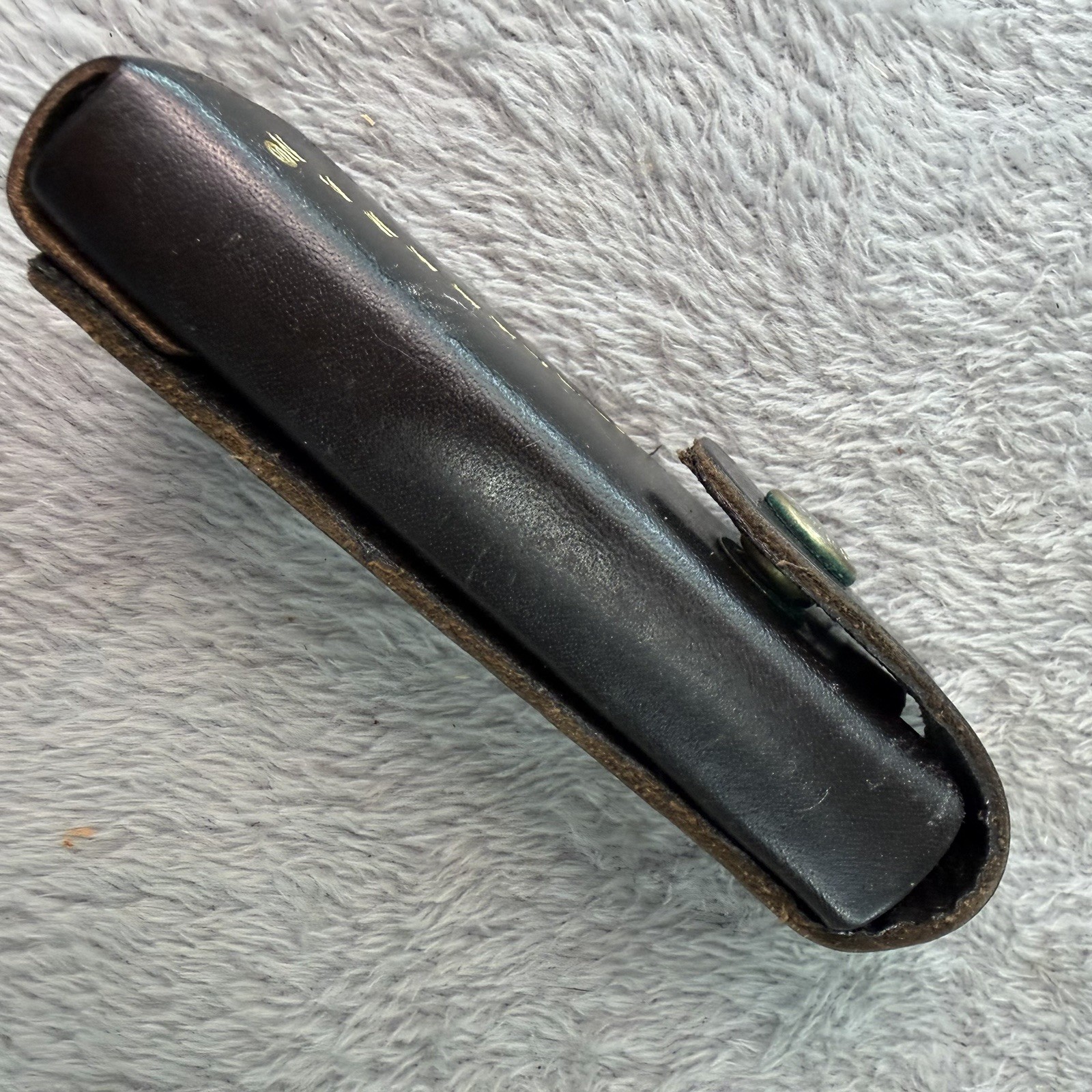 Vtg Leatherman PST Multi Tool FORD Promotion 0499 USA w Leather Sheath B551
