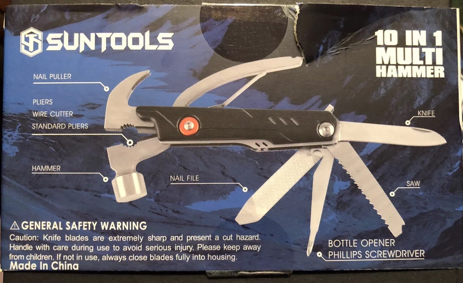 10 In 1 Multi Hammer Suntools Professional Multi Hammer ( Gift Box)