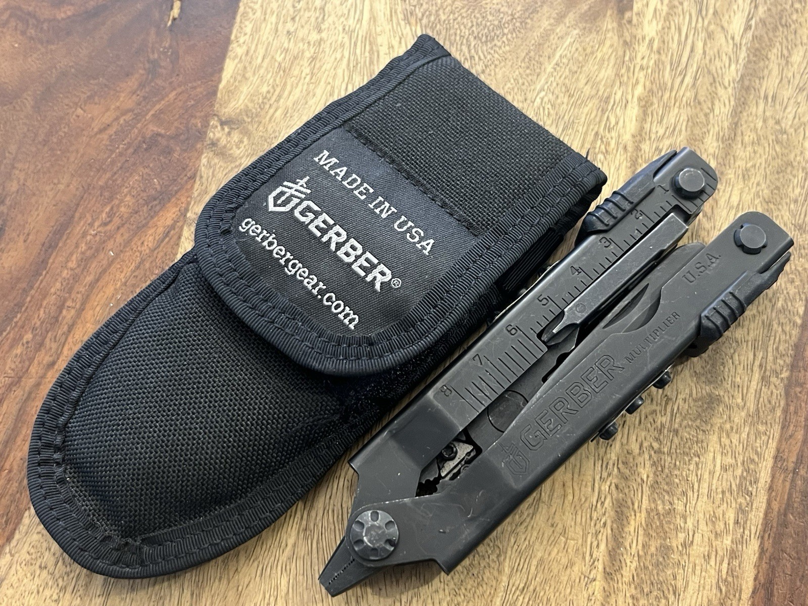 USA Gerber MP600-ST Sight Tool Multi Tool Military SUPER NICE w/Beautiful Sheath