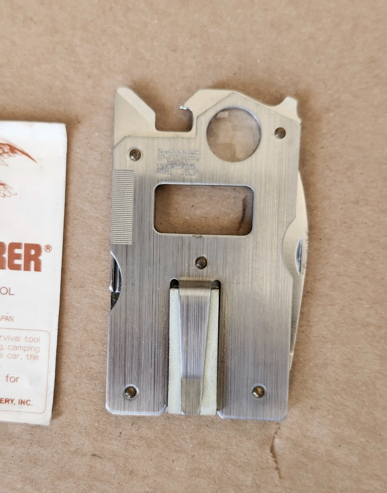 HOFFRITZ TYPE H MULTITOOL – CAMPING SURVIVAL FISHING – STAINLESS STEEL JAPAN VTG