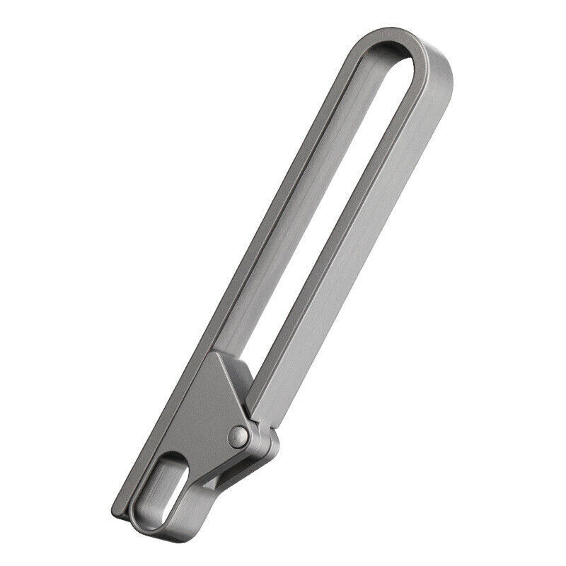 EDC Titanium Alloy Quick Buckle Detach Belt Waist Hanging Keychain Key Ring Tool