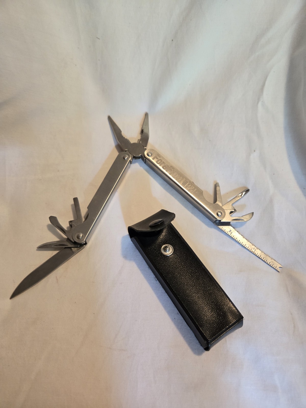 Forefront R&P Promotional Multi Tool With Sheath Carry Case 8 Tools Needle Nose