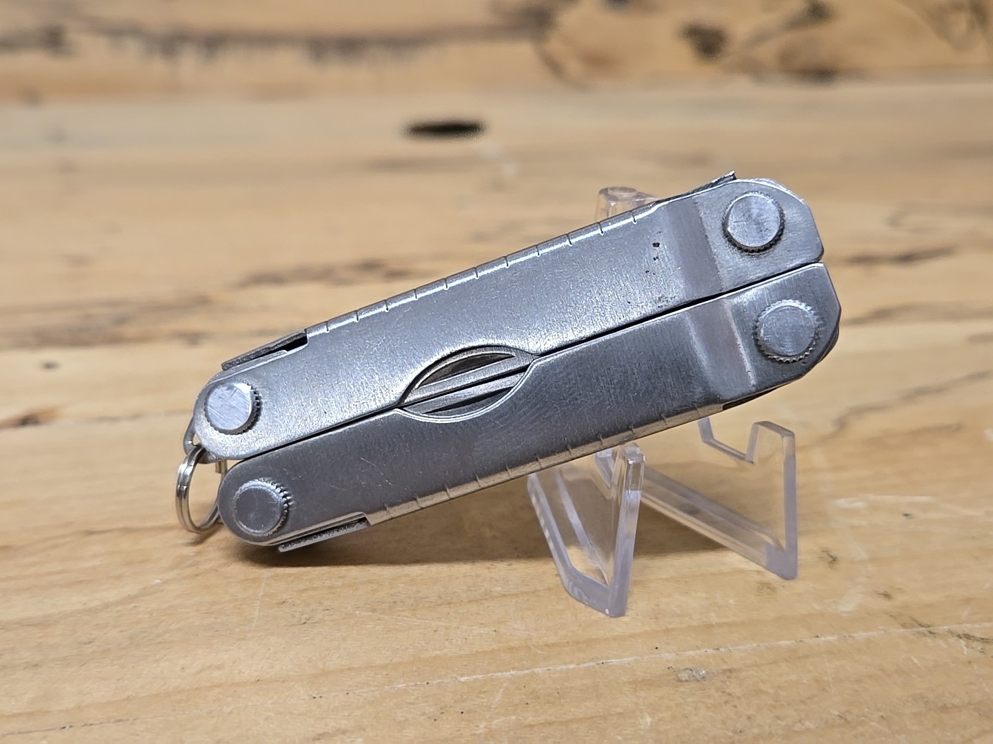 Stainless Steel Small Multi-Tool Scissors, Knife, File, Flat Head, Bottle Opener