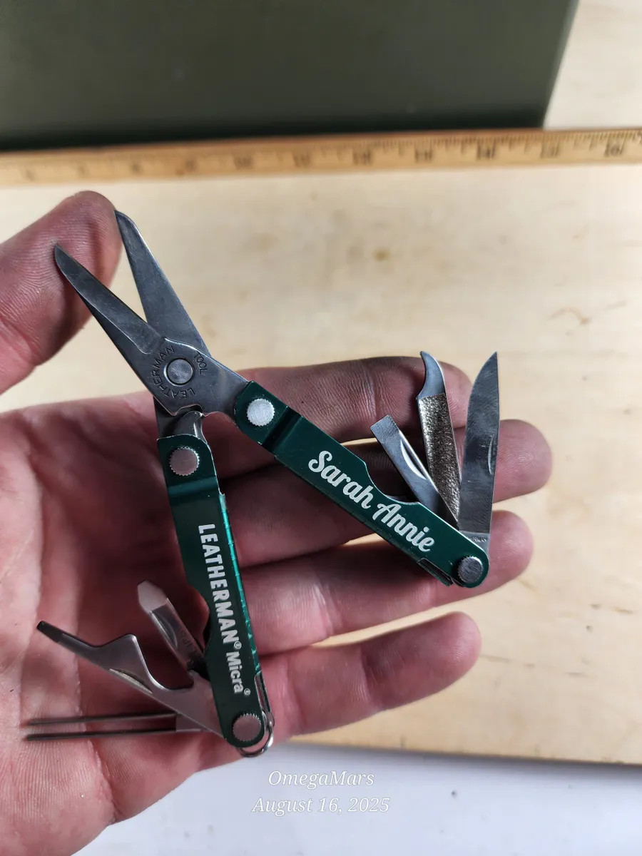 Leatherman Micra Green #8 Light usage