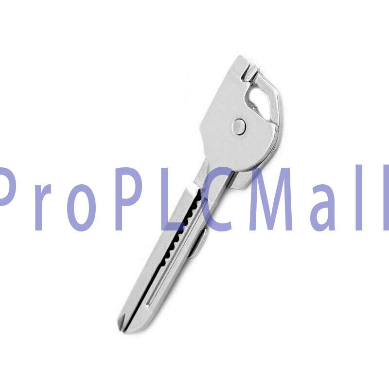 6-in-1 Utili Key Tool Keyring Keychain Multifunction Stainless Steel 1x