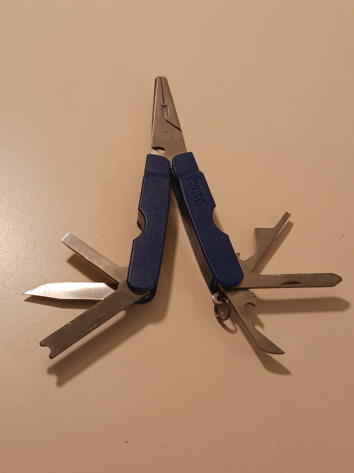 Tool Source 7-in-1 Mini Multi-Tool Pliers Knife Screwdriver File Bottle Opener