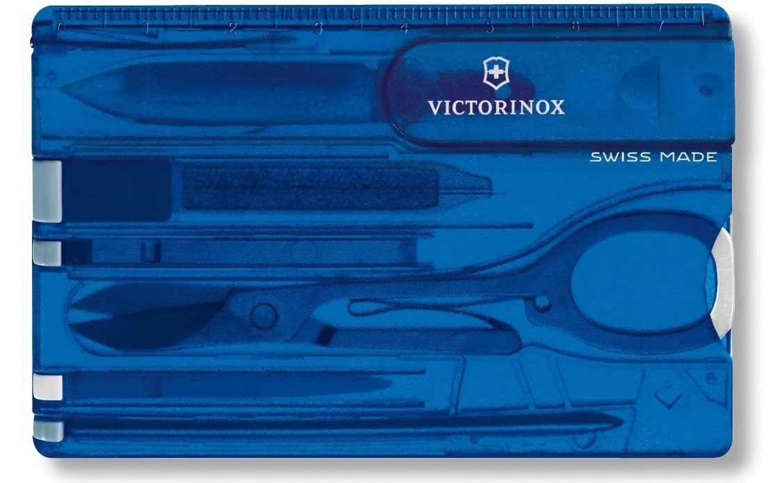 Victorinox SwissCard Classic • Credit Card Size Pocket Knife (Multitool)