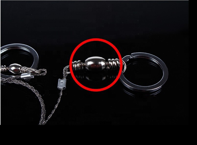 Survival Wire Saw Stainless Steel Portable Tool Camping Hiking Outdoor Quality