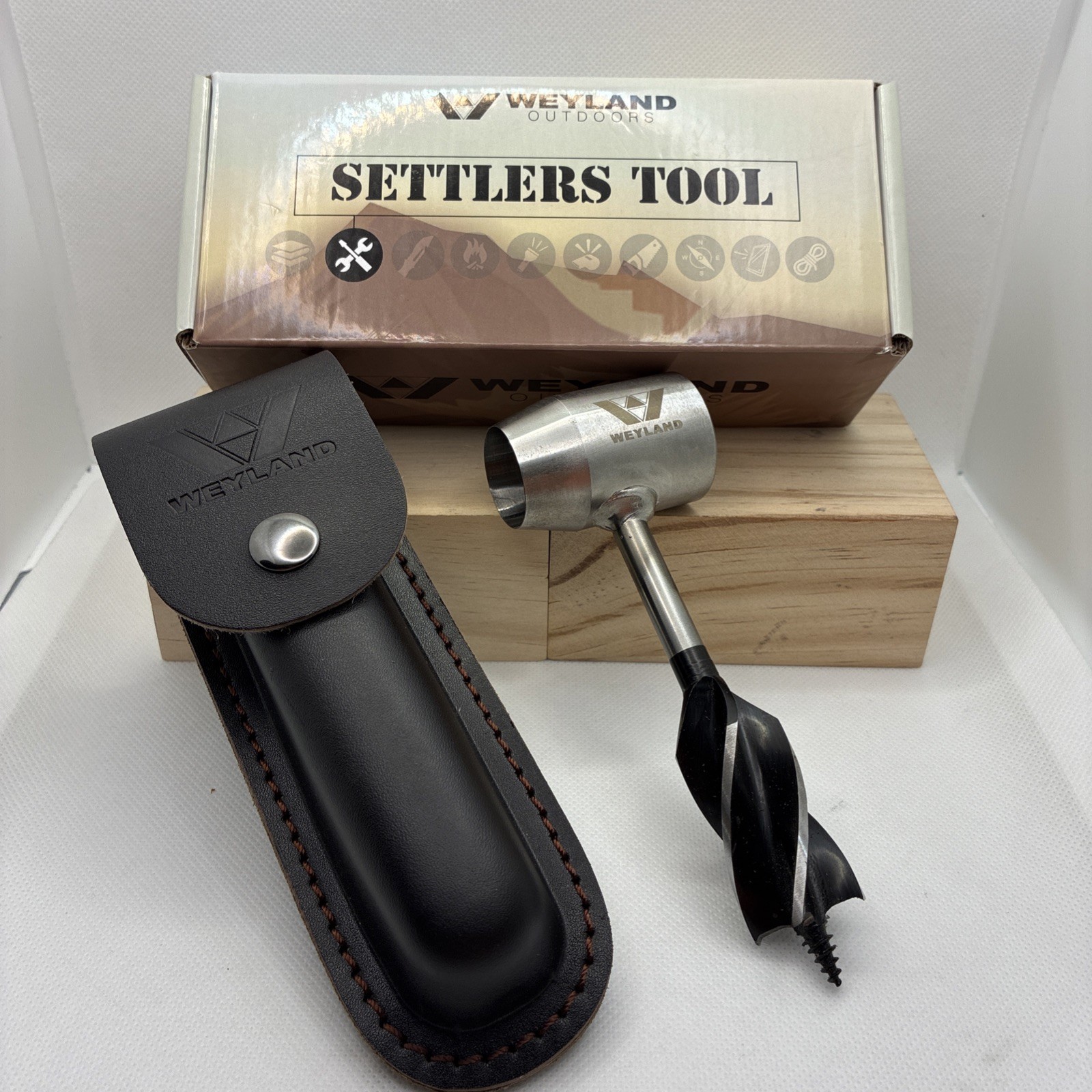 WEYLAND Premium Bushcraft Settlers Tool Scotch Eye Hand Auger Wrench New In Box