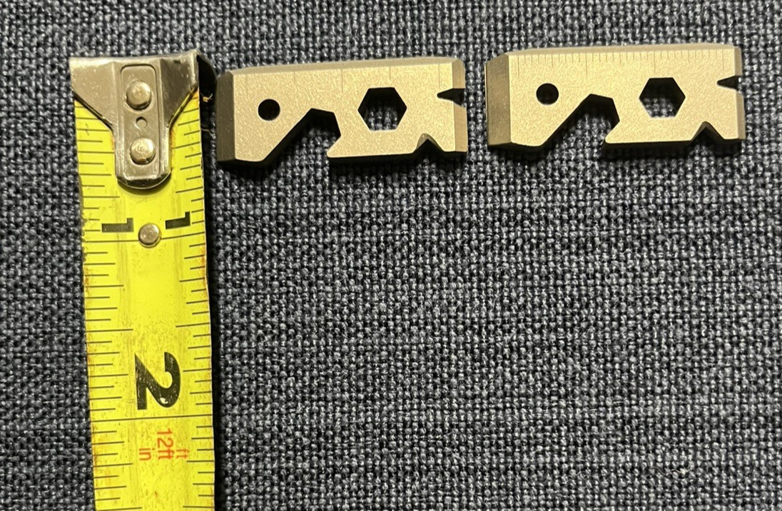 Every Day Carry Card (EDC) Multi-Tool (Credit Card Size) + 2 Mini Tools