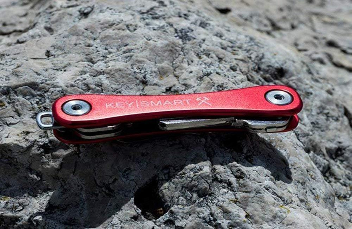 Keysmart Rugged – Multitool Key Holder for Keychain W/Bottle Opener and Pocket C