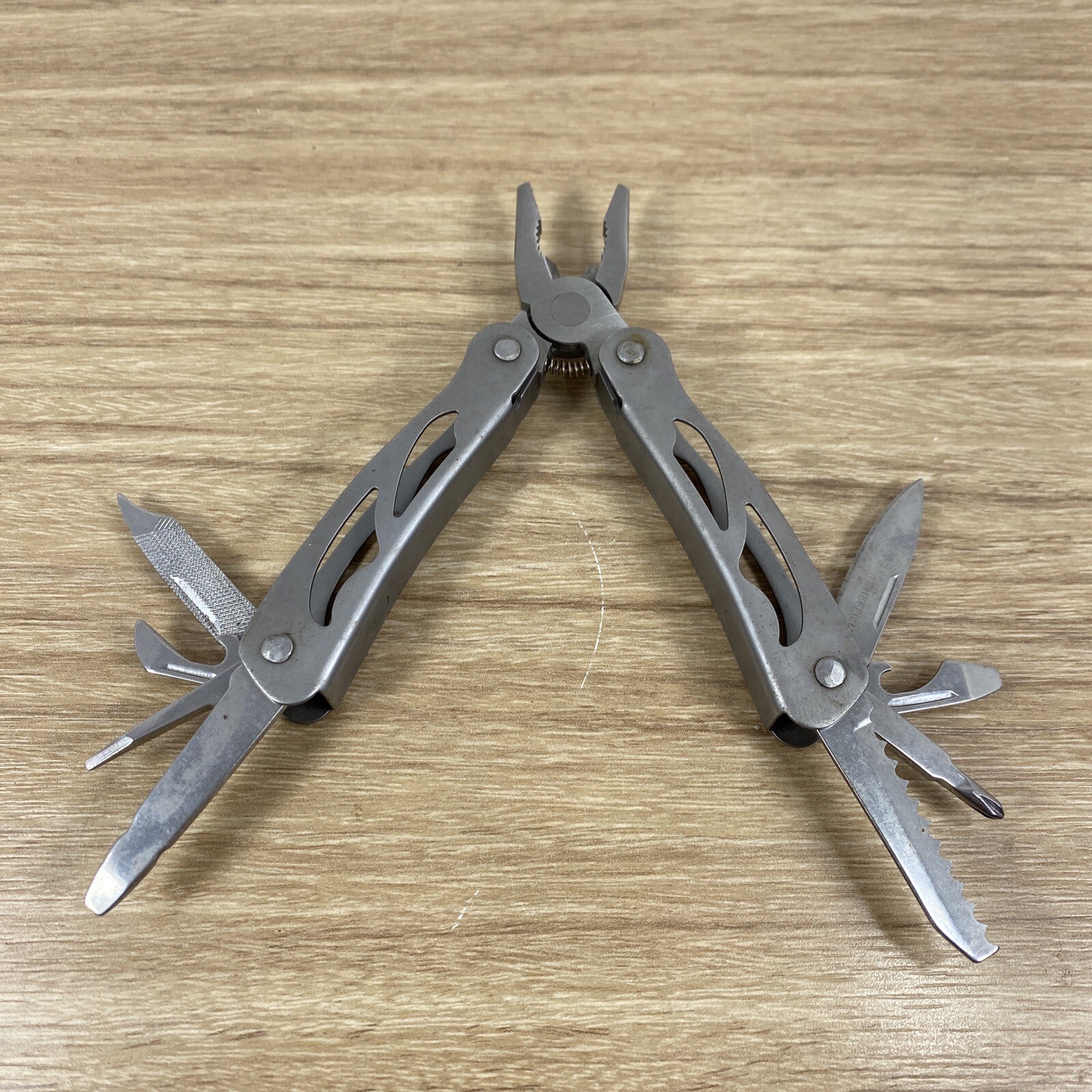Vintage SHEFFIELD 8-Function Stainless Steel Folding Multi-Tool