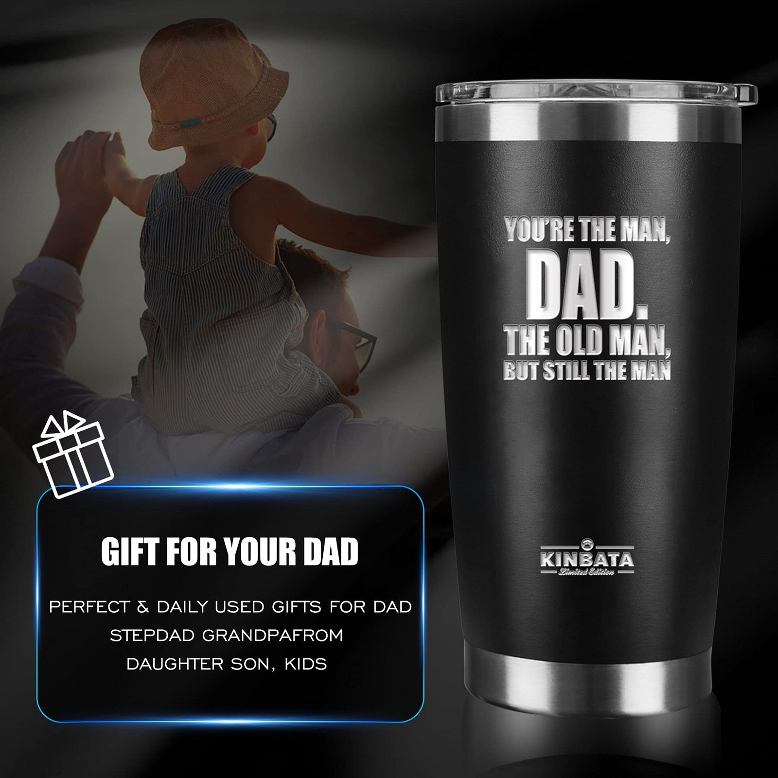 Birthday Gift For DadFathers Best Day for Dad Ever Gifts for Men from Daughte…