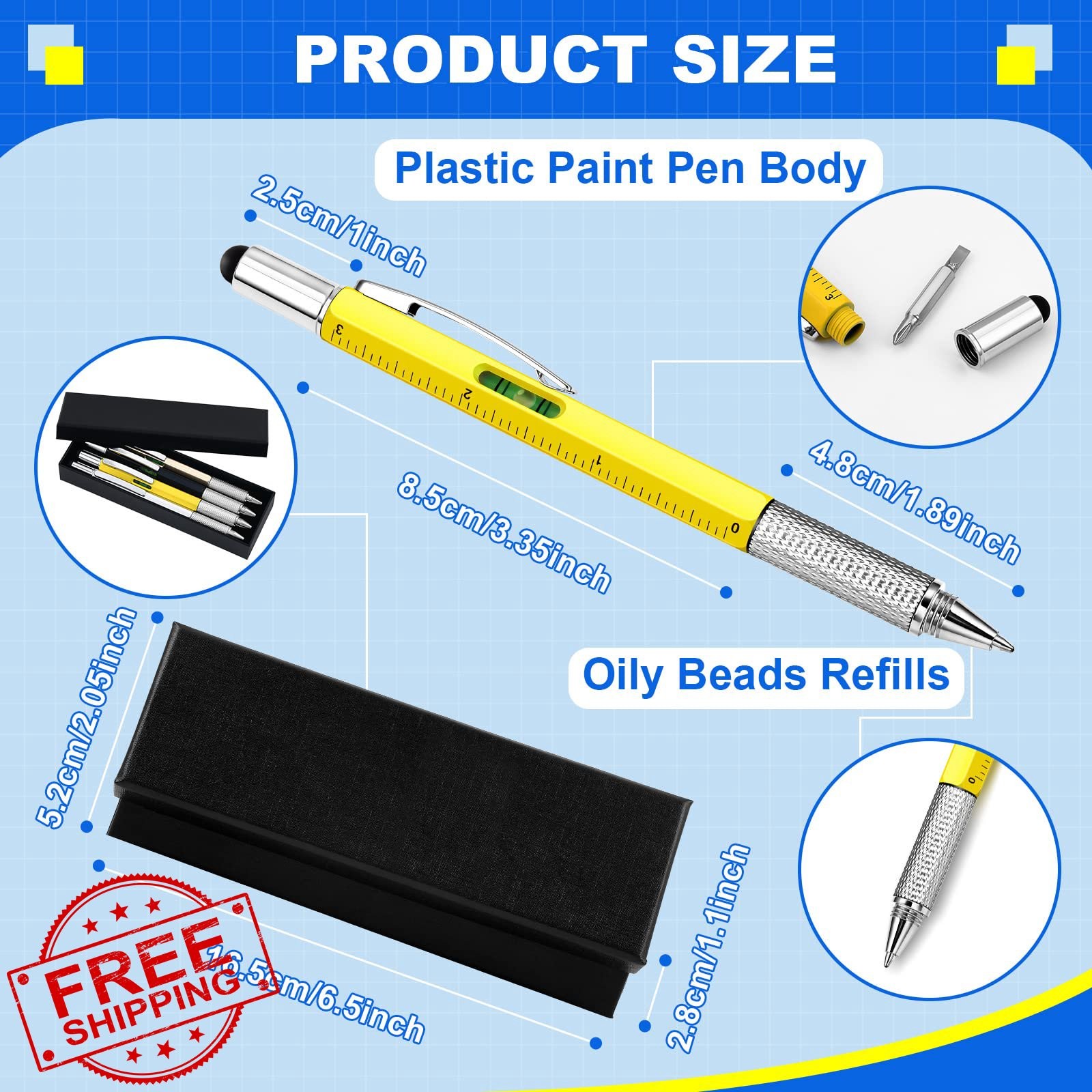 Zhanmai 168pc Multitool Pen Gifts Multicolor