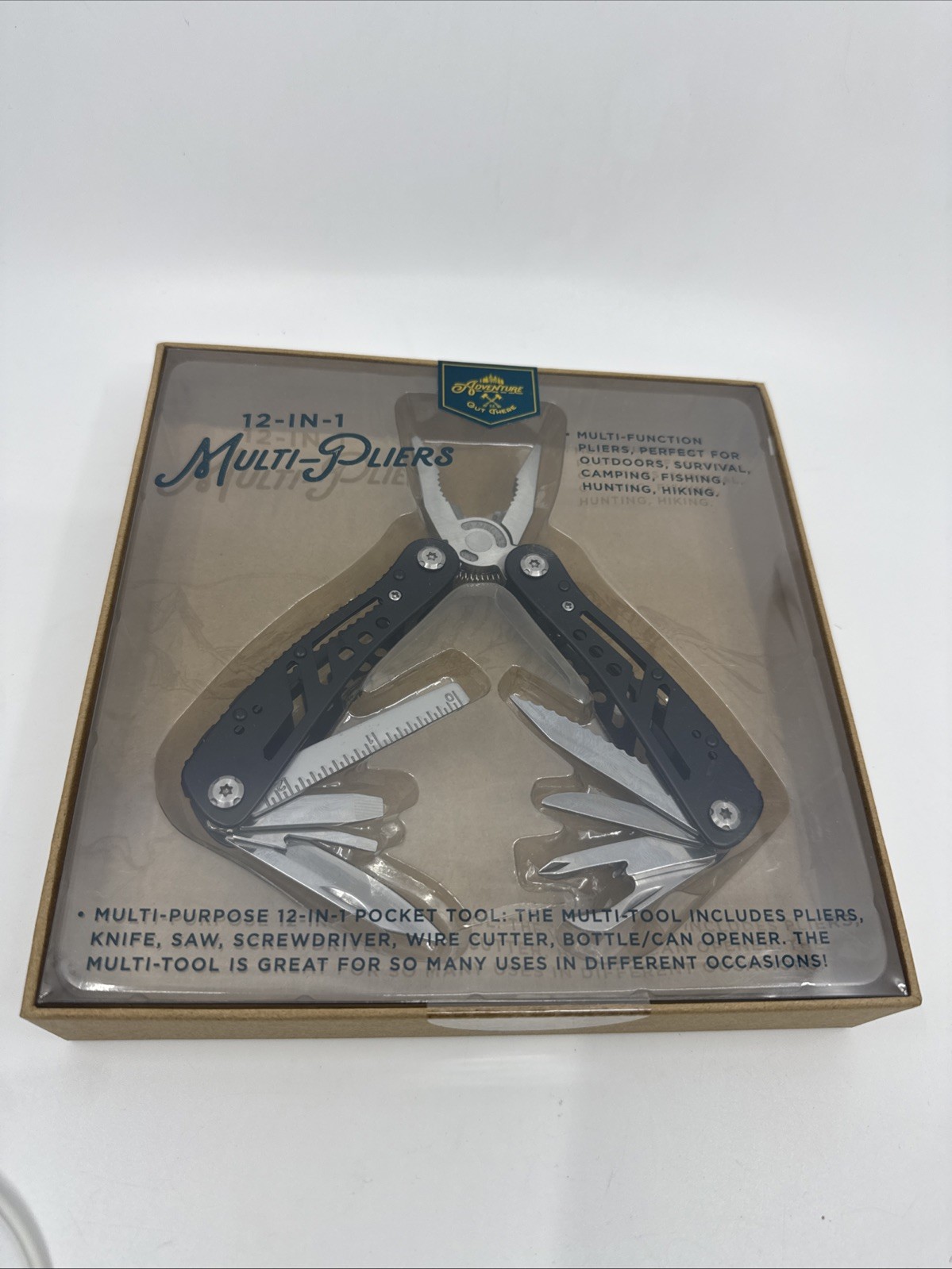 Multi Function Tool 12 In 1 Classic Piece Stainless Steel, New In Gift Box