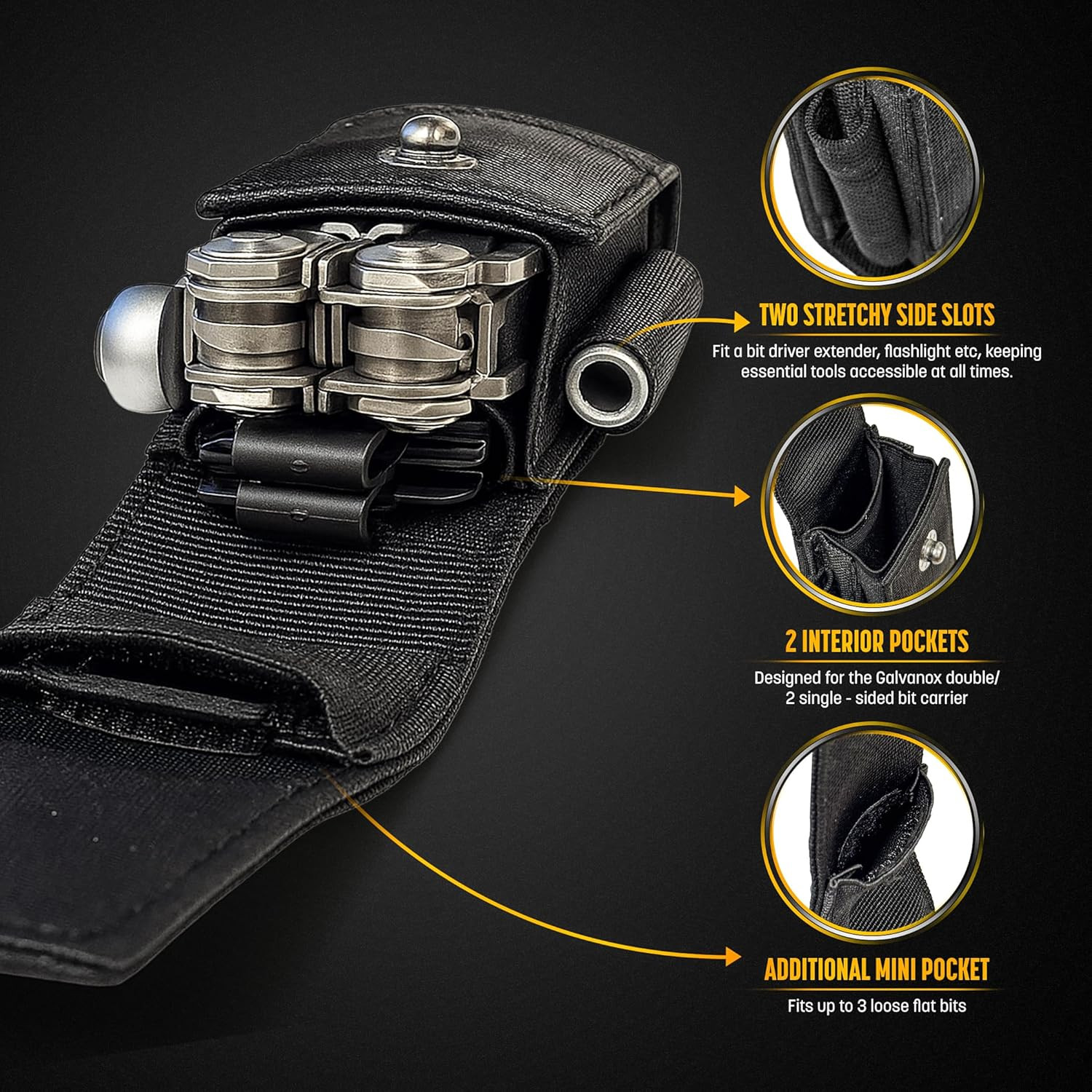 Nylon Sheath for Leatherman Multi-Tools, Skeletool, ARC and Wave – Medium Holste