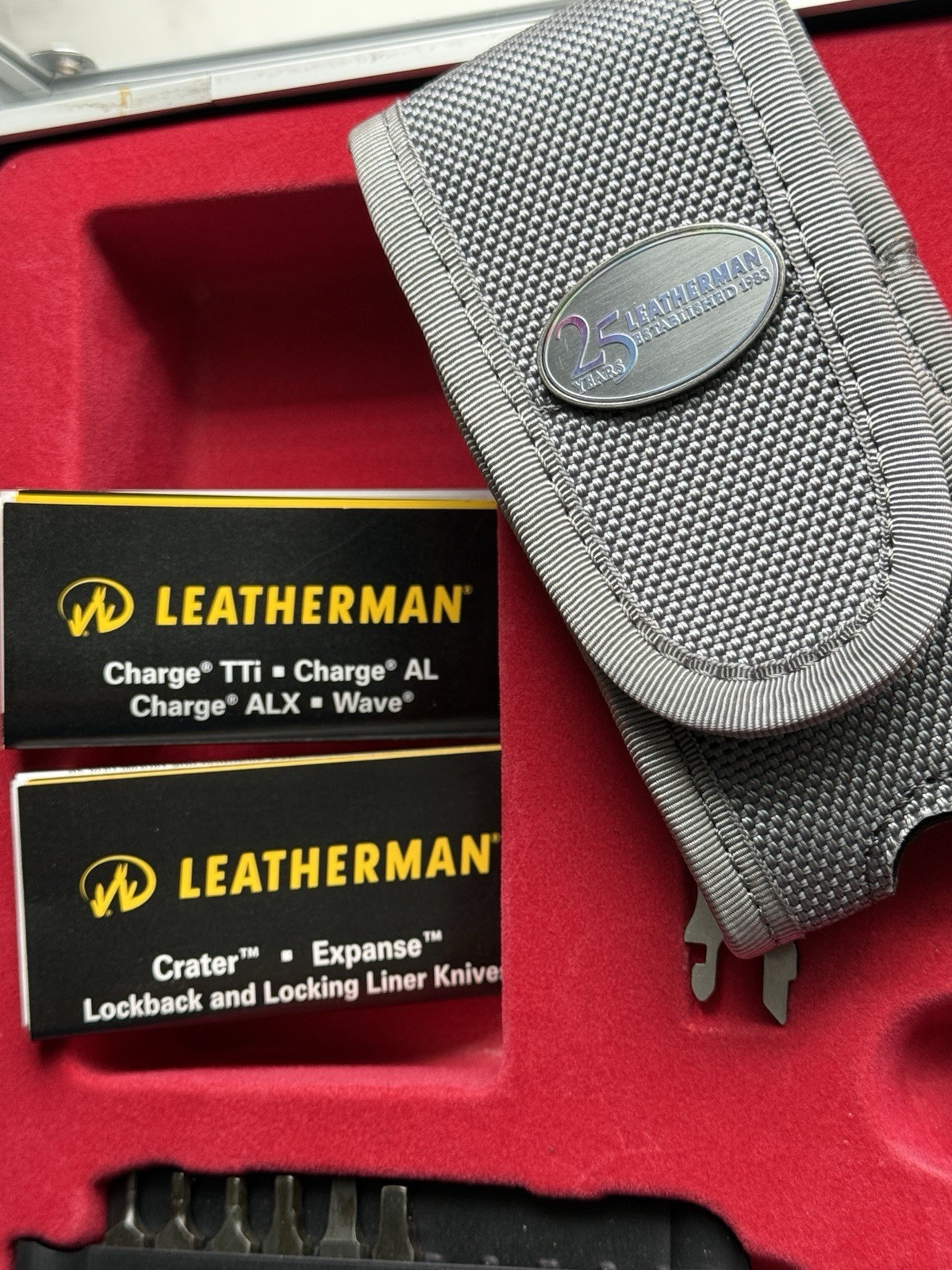 Limited Edition Leatherman AL 25th anniversary set with Crater c33L