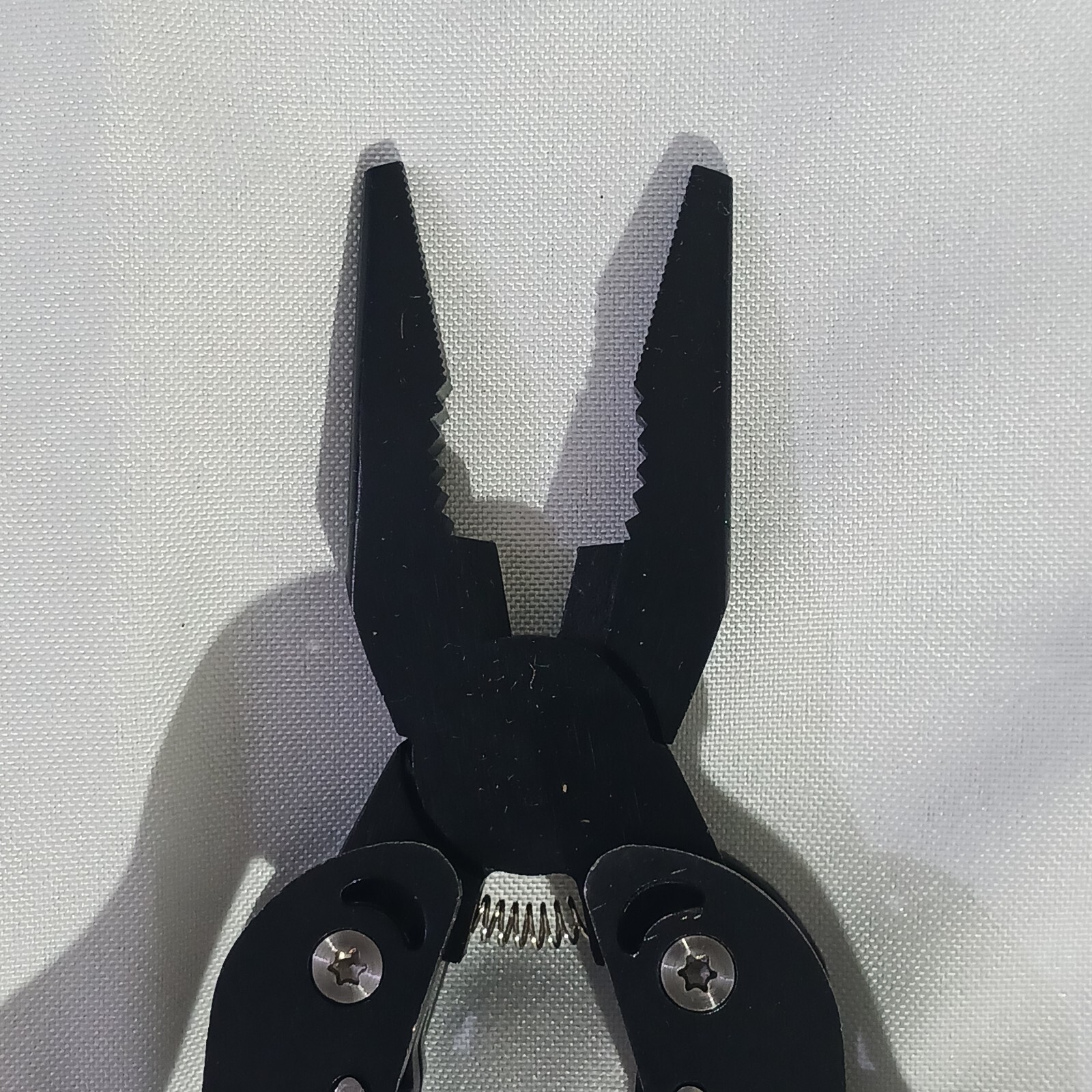 Pocket Folding Multitool Knife SASE 11 Function Belt Sheath Blue EUC