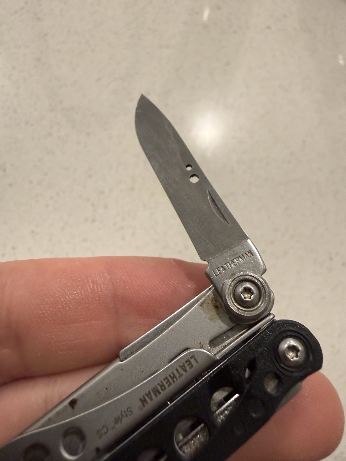 LEATHERMAN STYLE CS MINI SCISSORS MULTI TOOL KNIFE & BOTTLE OPENER 831207